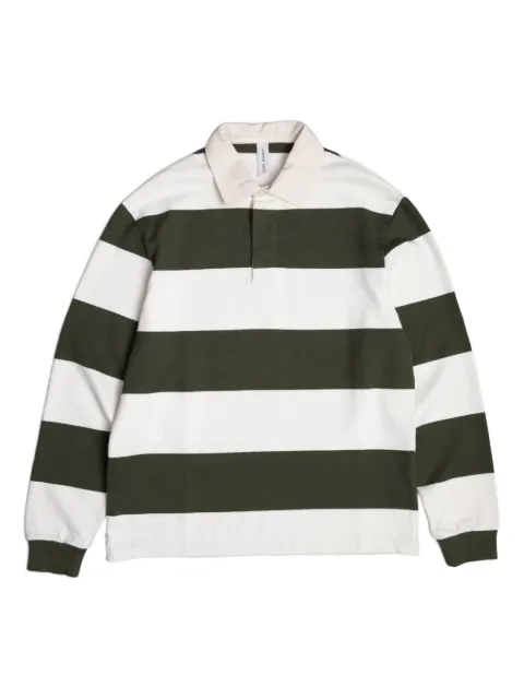 Another Aspect stripe polo shirt 