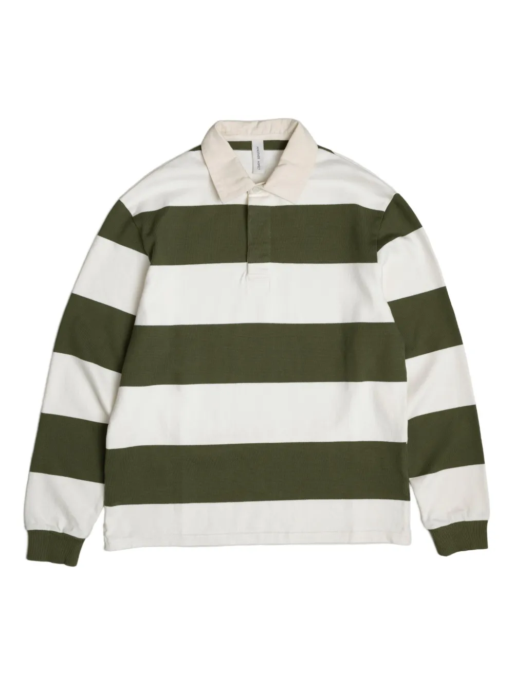 Another Aspect playera tipo polo con rayas | blanco | Image 1