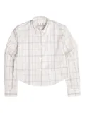 mfpen checked shirt - White
