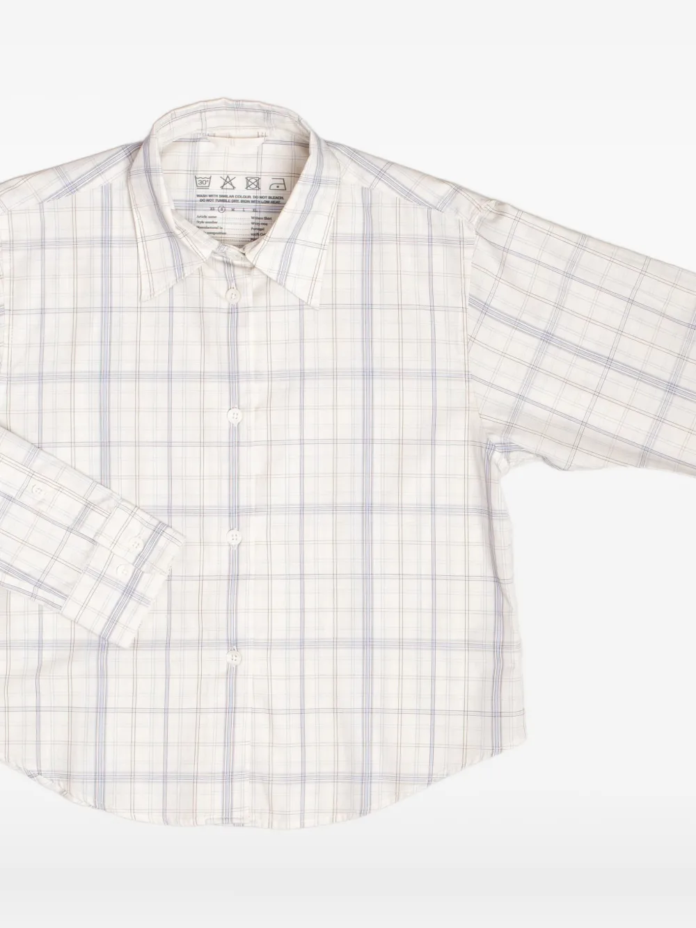 Mfpen Checked Shirt In White