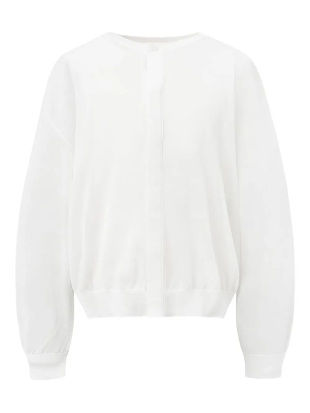 Amomento round neck cardigan | White | Image 1