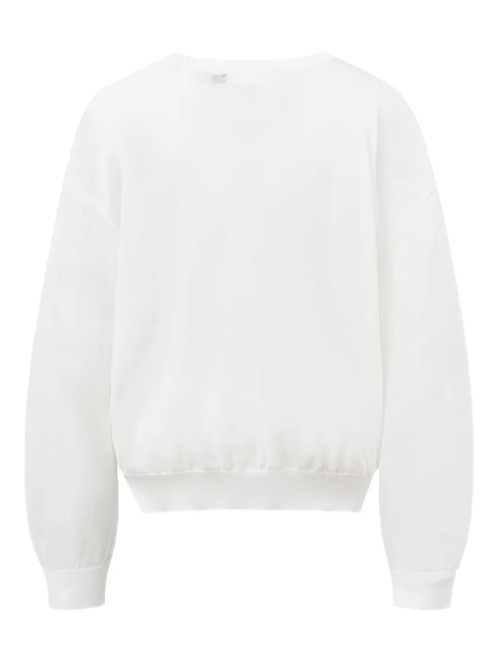 Amomento Vest met ronde hals Wit