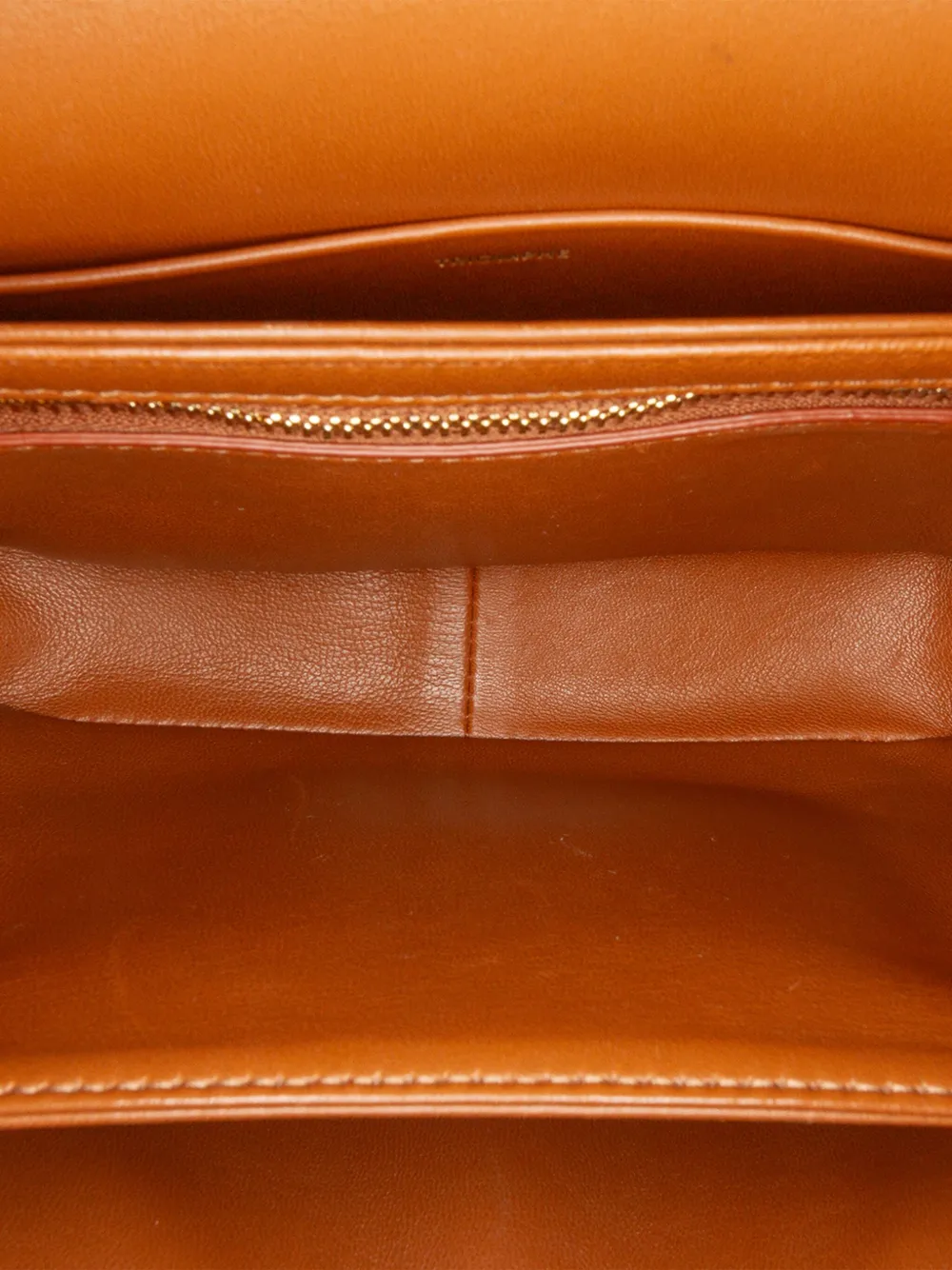 Pre-owned Celine 2020 Teen Canvas Triomphe Crossbody Bag In 褐色