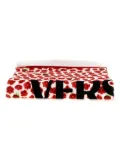 Versace Kids Strawberry Garden beach towel - White