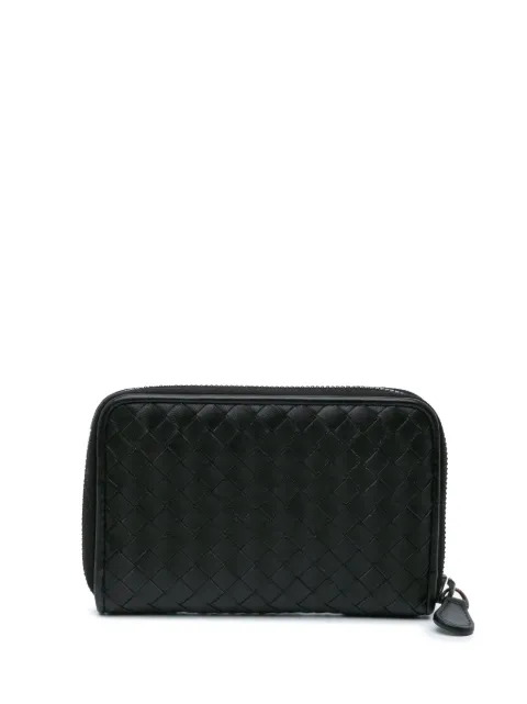 Bottega Veneta Pre-Owned 2012-2024 Nappa Intrecciato Zip Around Wallet long wallets