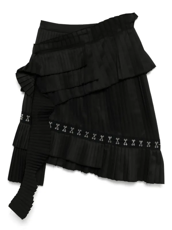 【送料無料/即納】  プリーツ Rokh スカート JP FARFETCH | ブラック | スカート