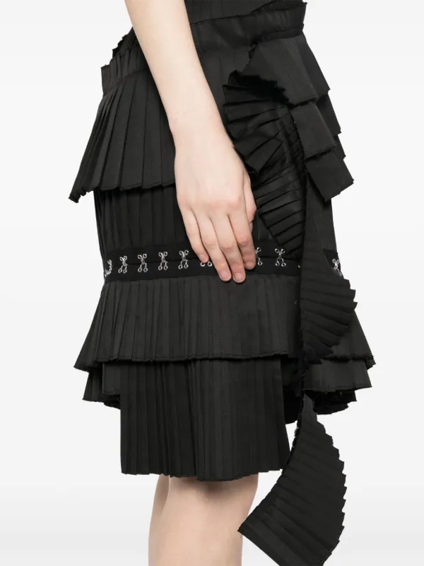 贅沢品 Rokh プリーツ スカート | ブラック | FARFETCH JP スカート