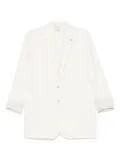 Alysi silk blazer - White