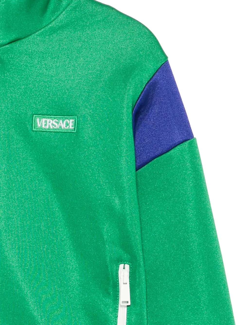 Versace Kids Sweater met rits Groen