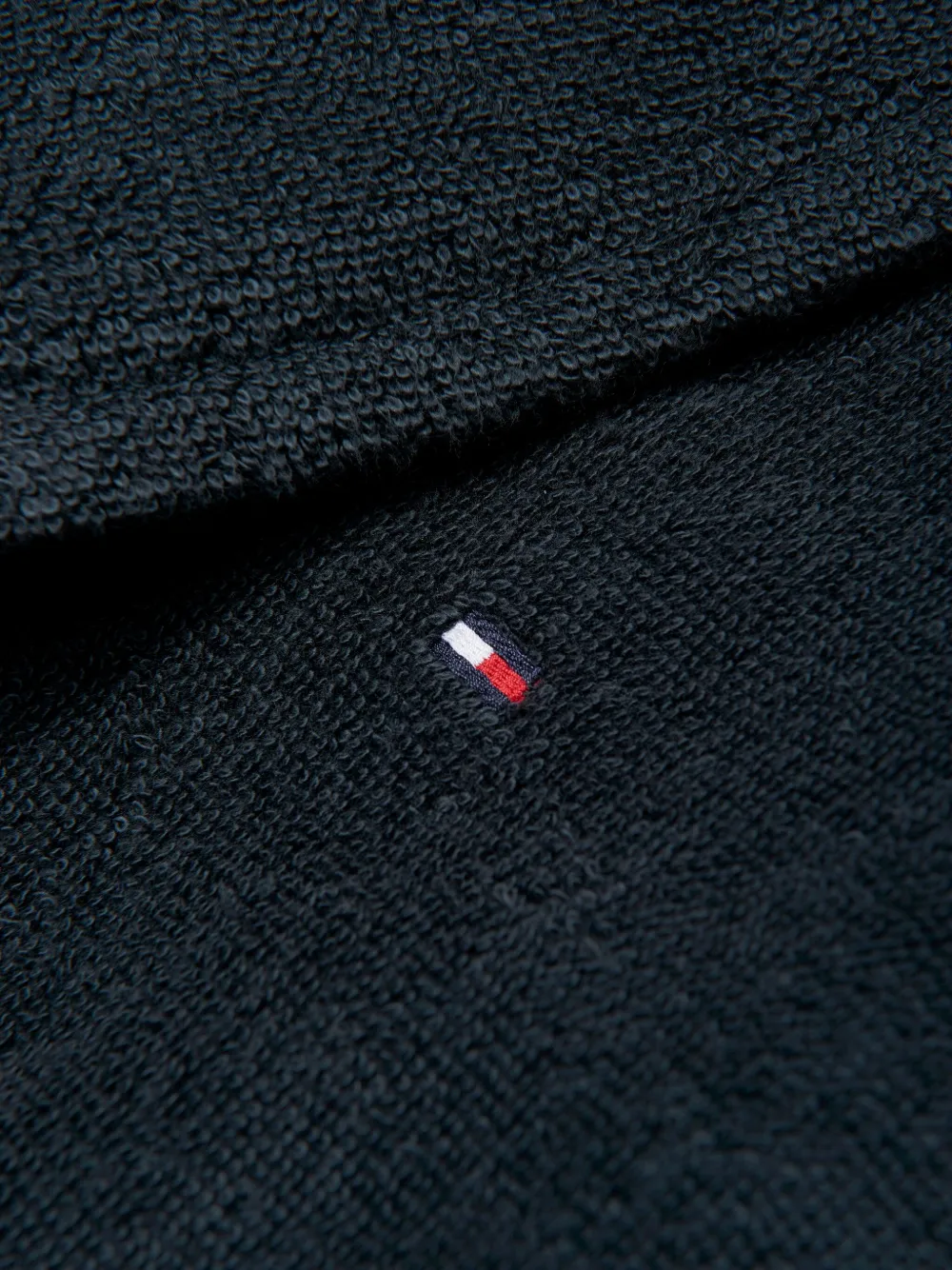 Tommy Hilfiger Junior Badjas met geborduurd logo Blauw