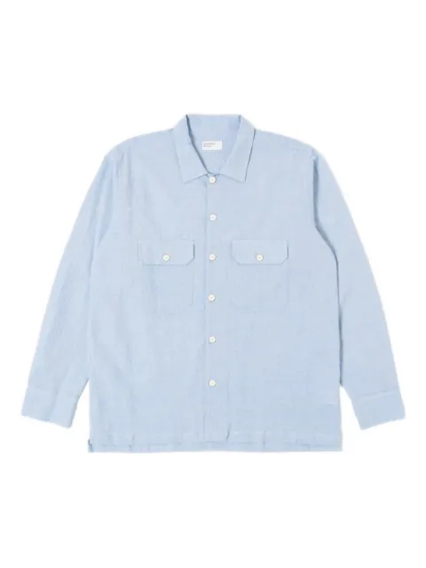 Universal Works camisa de manga larga