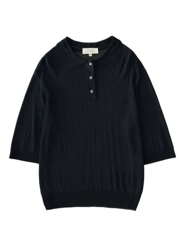 Studio Nicholson Knitted Jumper in Blue