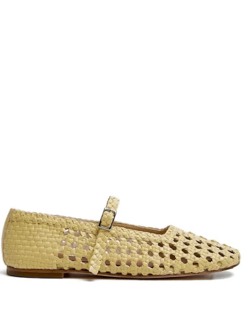 Miista Yeida woven ballerina flats
