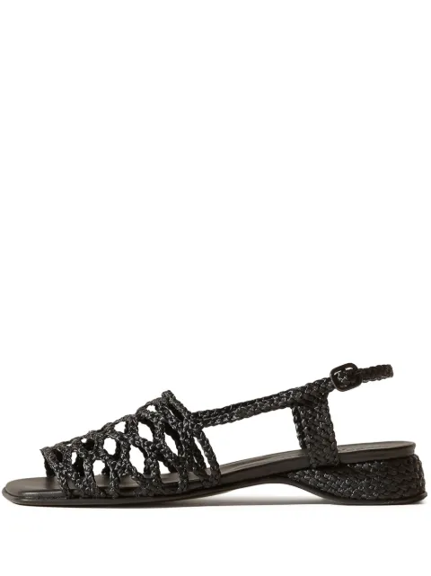Hereu Alzira woven-detail sandals