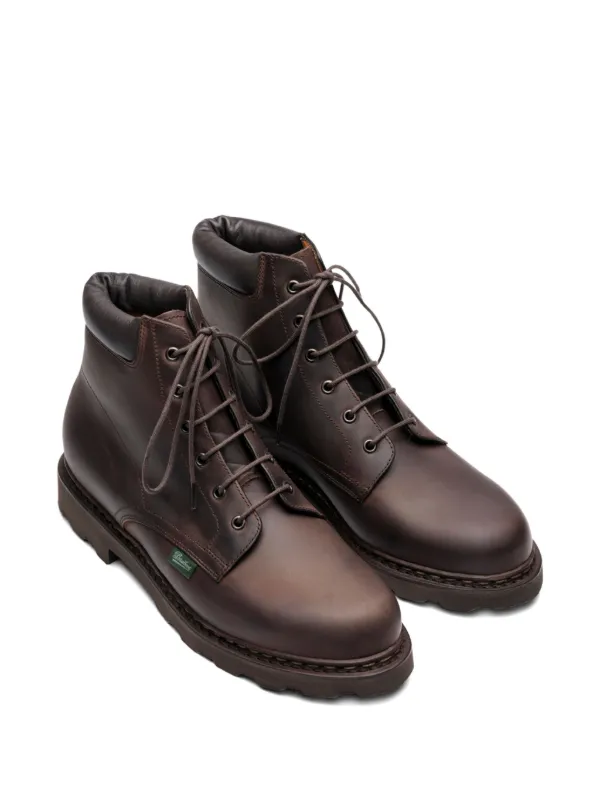 Paraboot Bergerac Leather Boots | Brown | FARFETCH