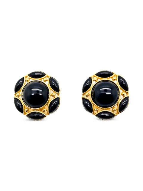 Jennifer Gibson Jewellery aretes Cabochon de Jennifer Gibson Jewellery x Trifari 1970