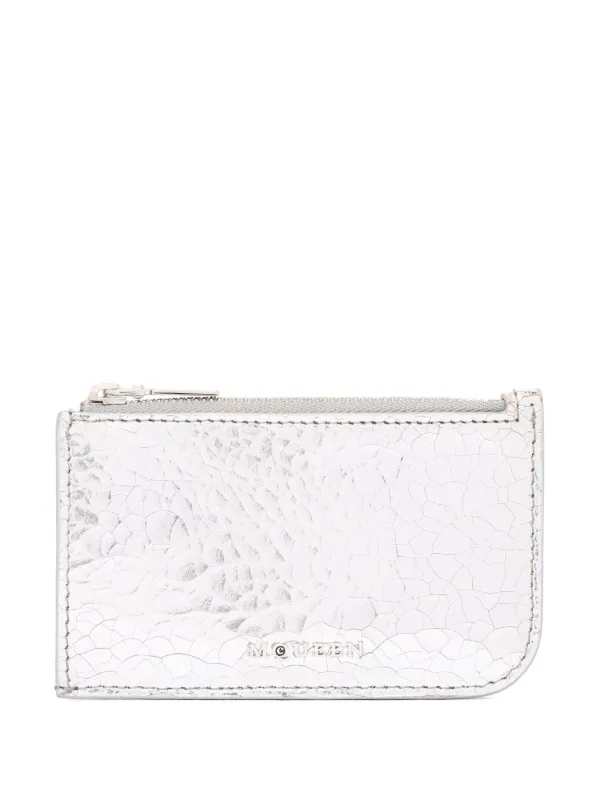 Alexander McQueen Sling Wallet in Silver