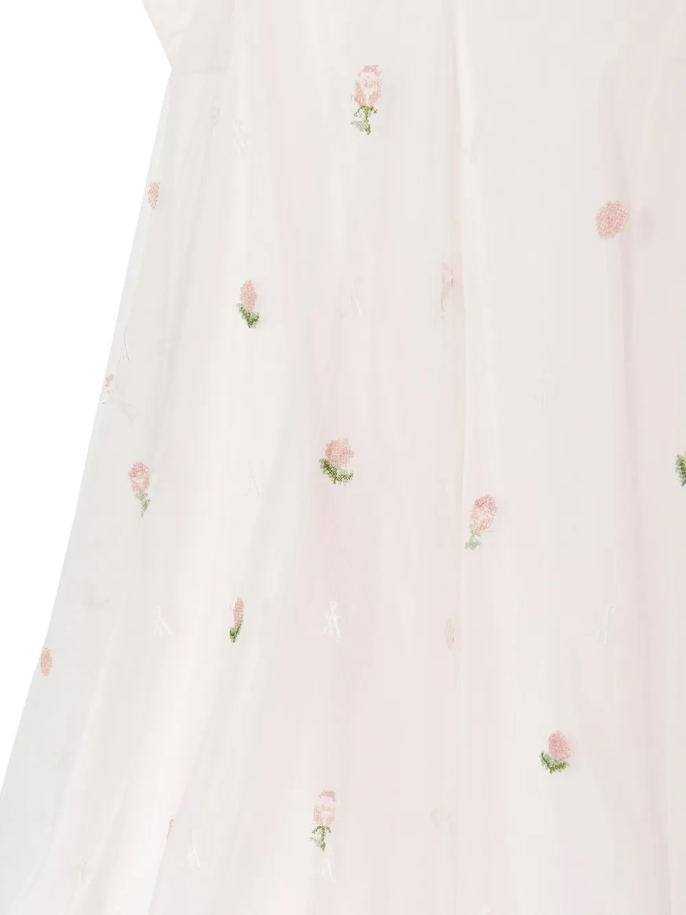 MAISON AVA Jurk met geborduurde bloemen Roze