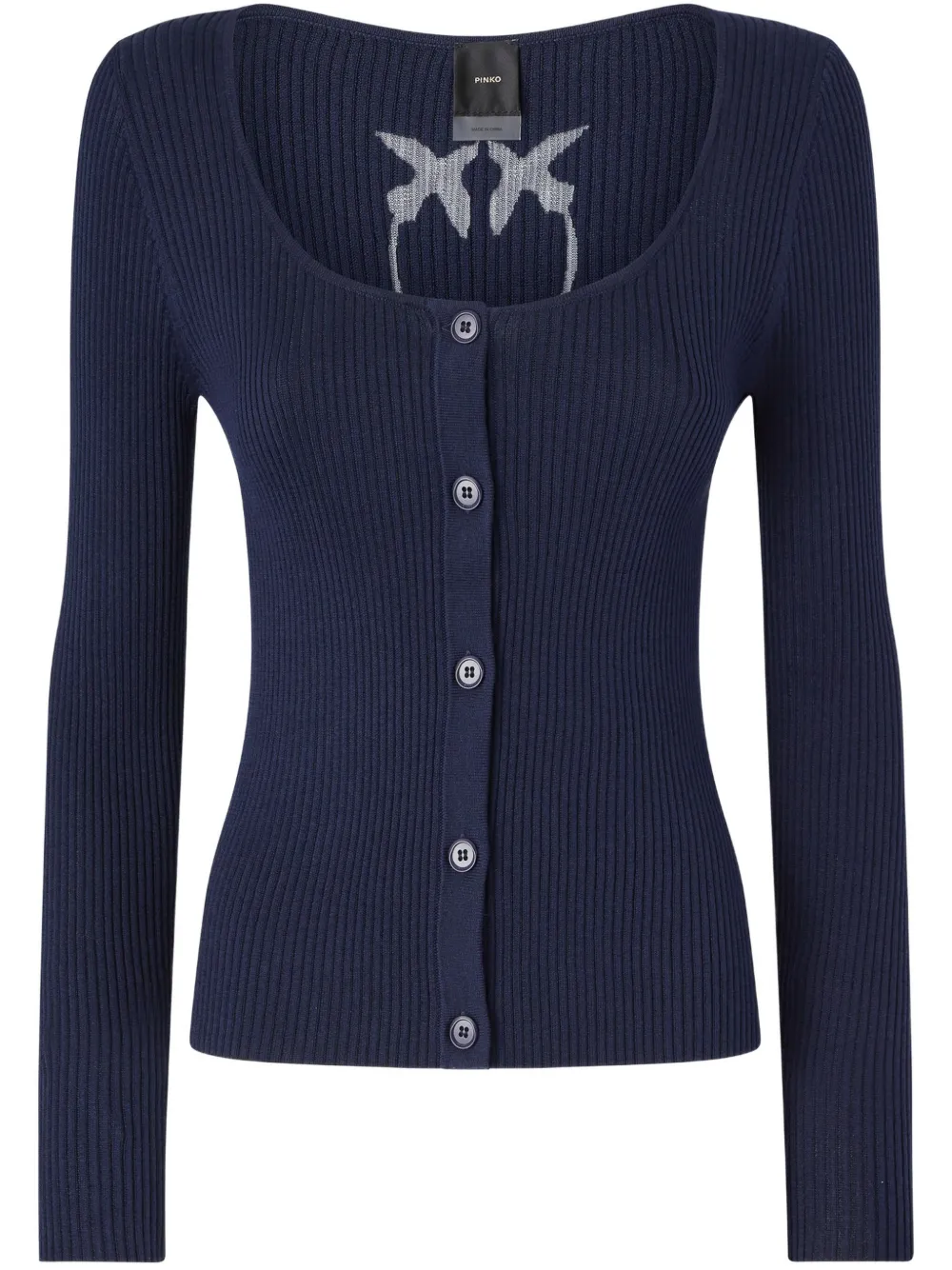 ribbed cardigan