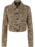 PINKO leopard-print jacket - Brown