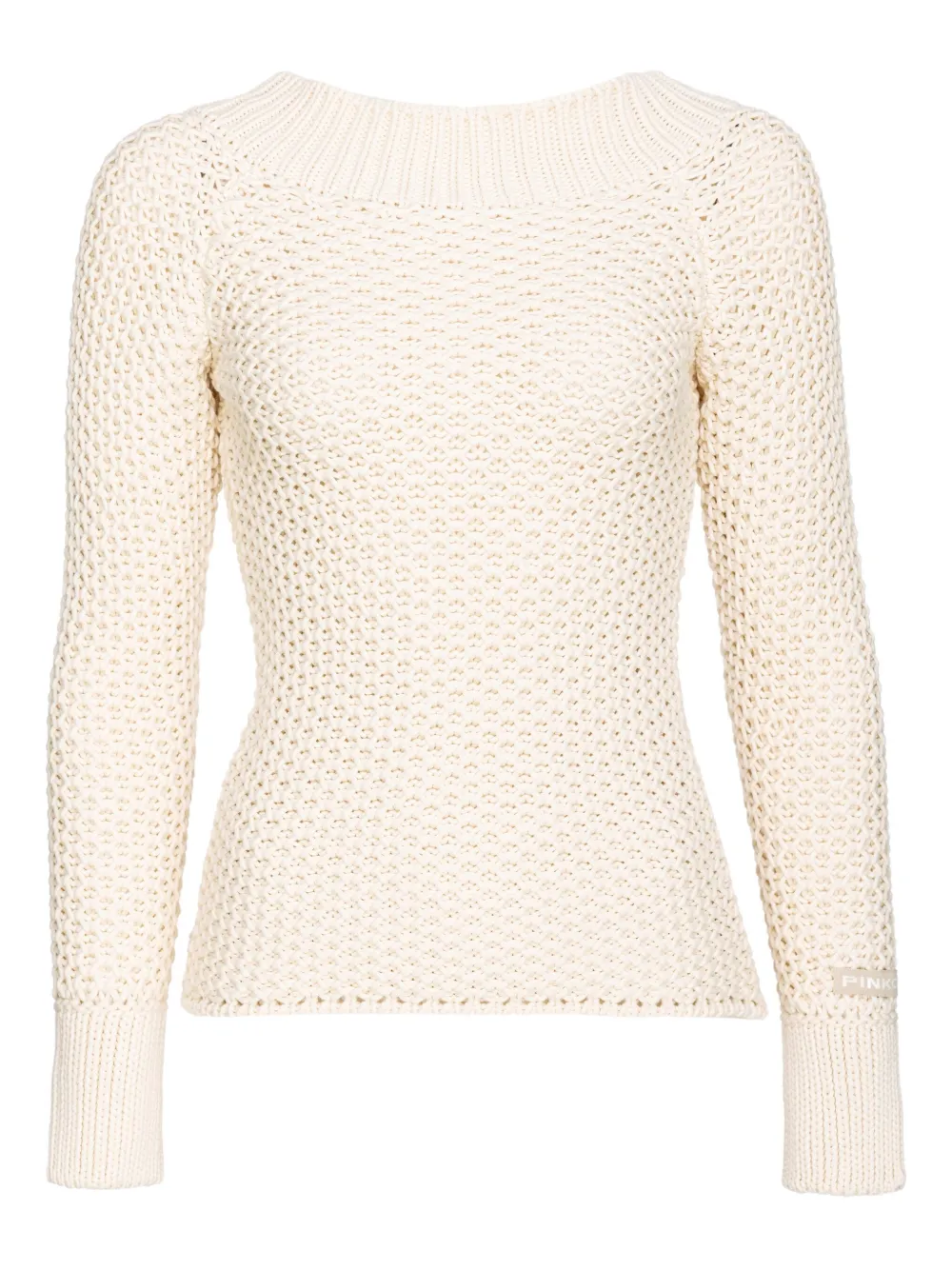 PINKO Gehaakte sweater Beige
