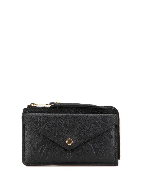 Louis Vuitton Pre-Owned 2021-2024 모노그램 앙프레트 렉토 베르소 카드홀더 스몰 지갑