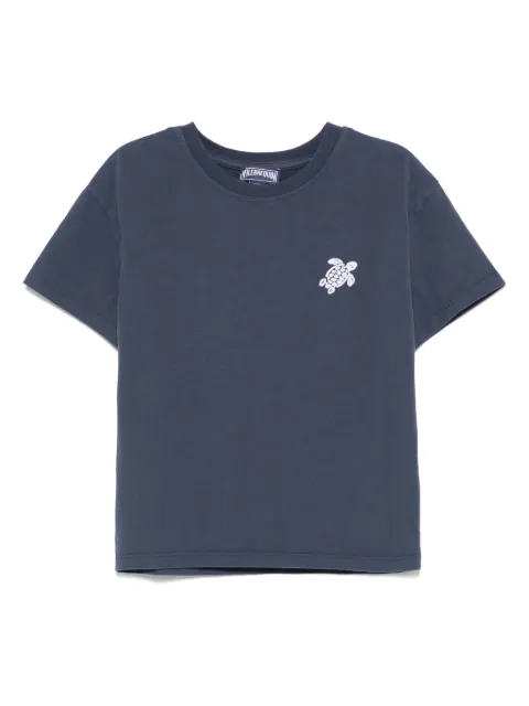 Vilebrequin Kids embroidered-turtle T-shirt