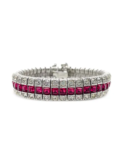 X Ciner Art Deco bracelet (années 1960) - Jennifer Gibson Jewellery - Modalova