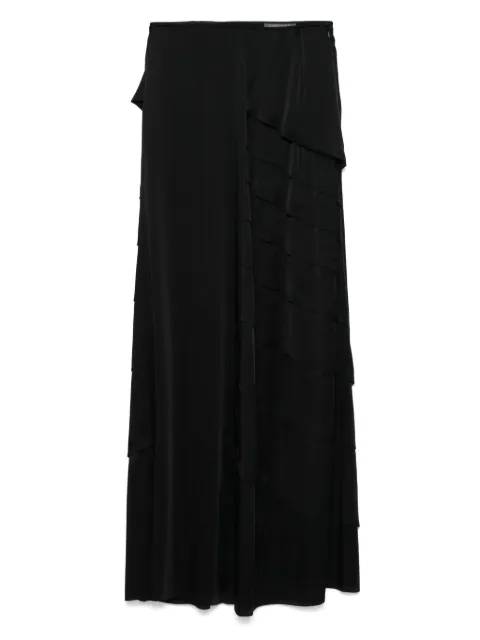Alberta Ferretti satin maxi skirt