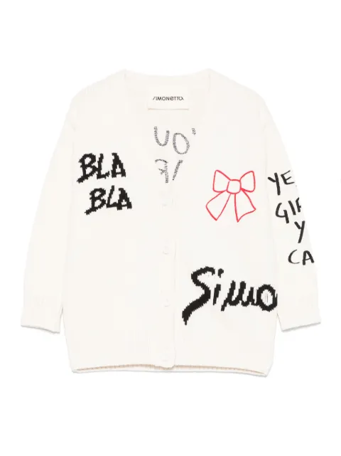 Simonetta embroidered cardigan