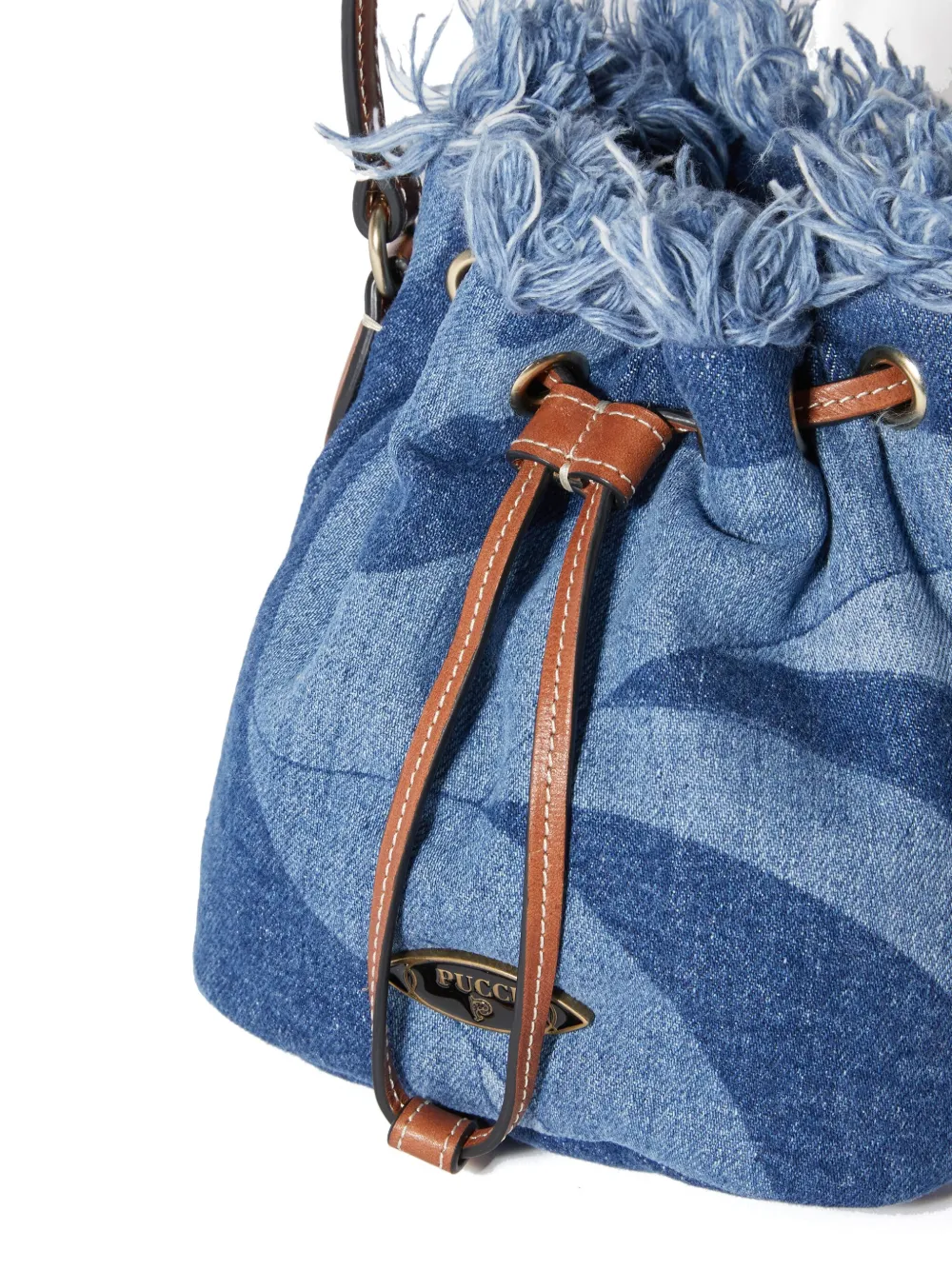Pucci Yummy Bucket Bag In Blue