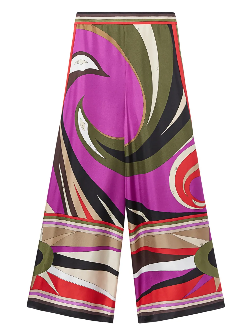PUCCI printed silk trousers | Purple | Image 1