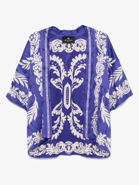 ETRO куртка с цветочным принтом