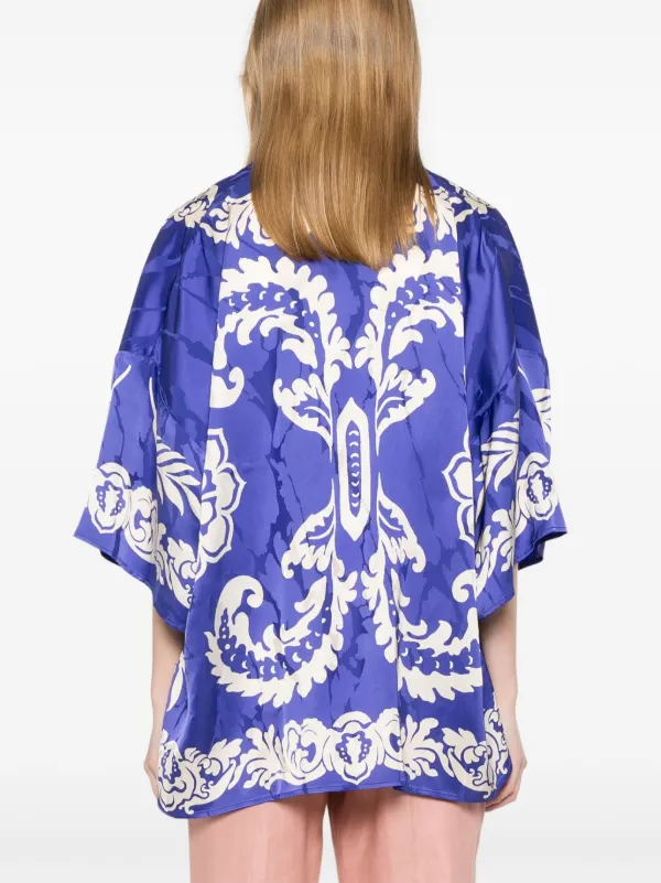 ETRO floral-print Jacket Blue FARFETCH PH