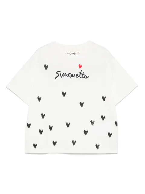 Simonetta playera con logo bordado