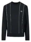 Fred Perry trim-detailing jumper - Blue