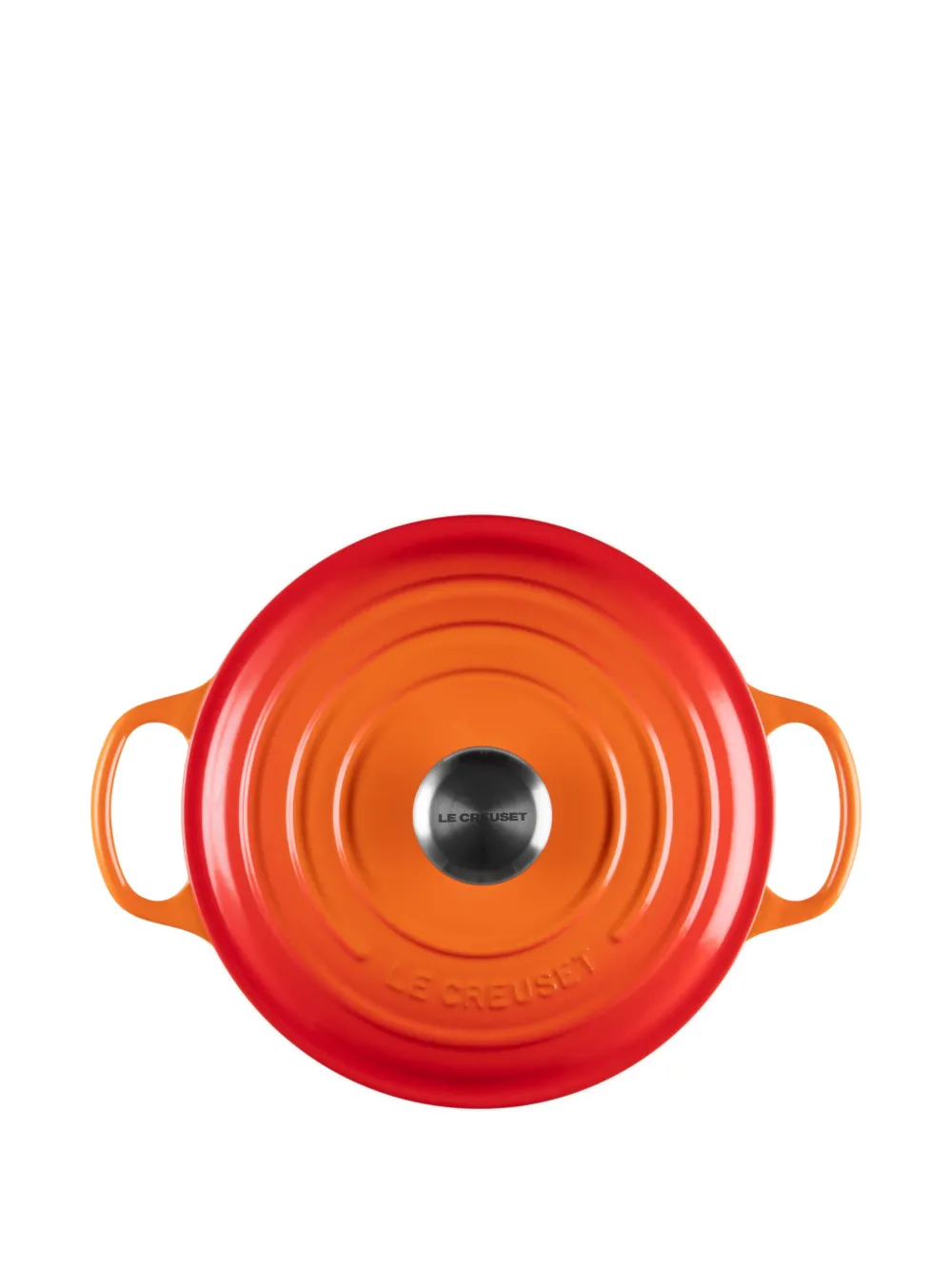 Le Creuset Cocotte Cast Iron Casserole Dish In Orange