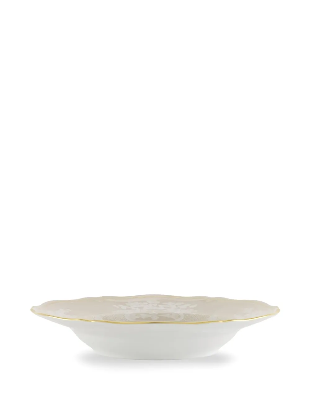 Ginori 1735 Oriente Floral-embellished Serving Plate In Neutrals