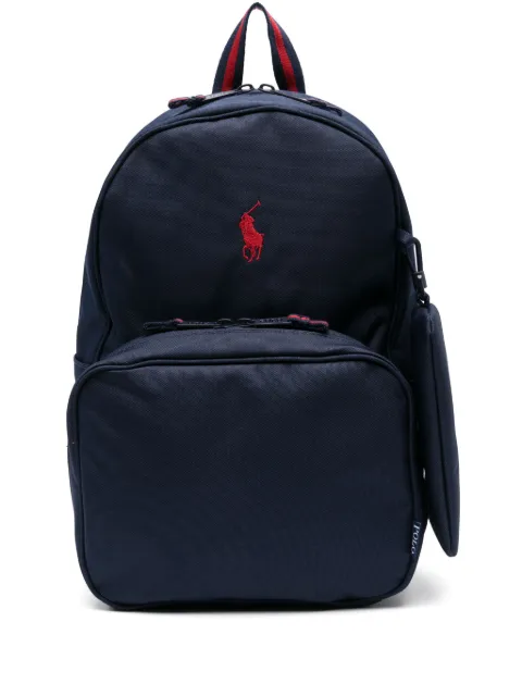 POLO RALPH LAUREN KIDS Polo Pony-motif backpack