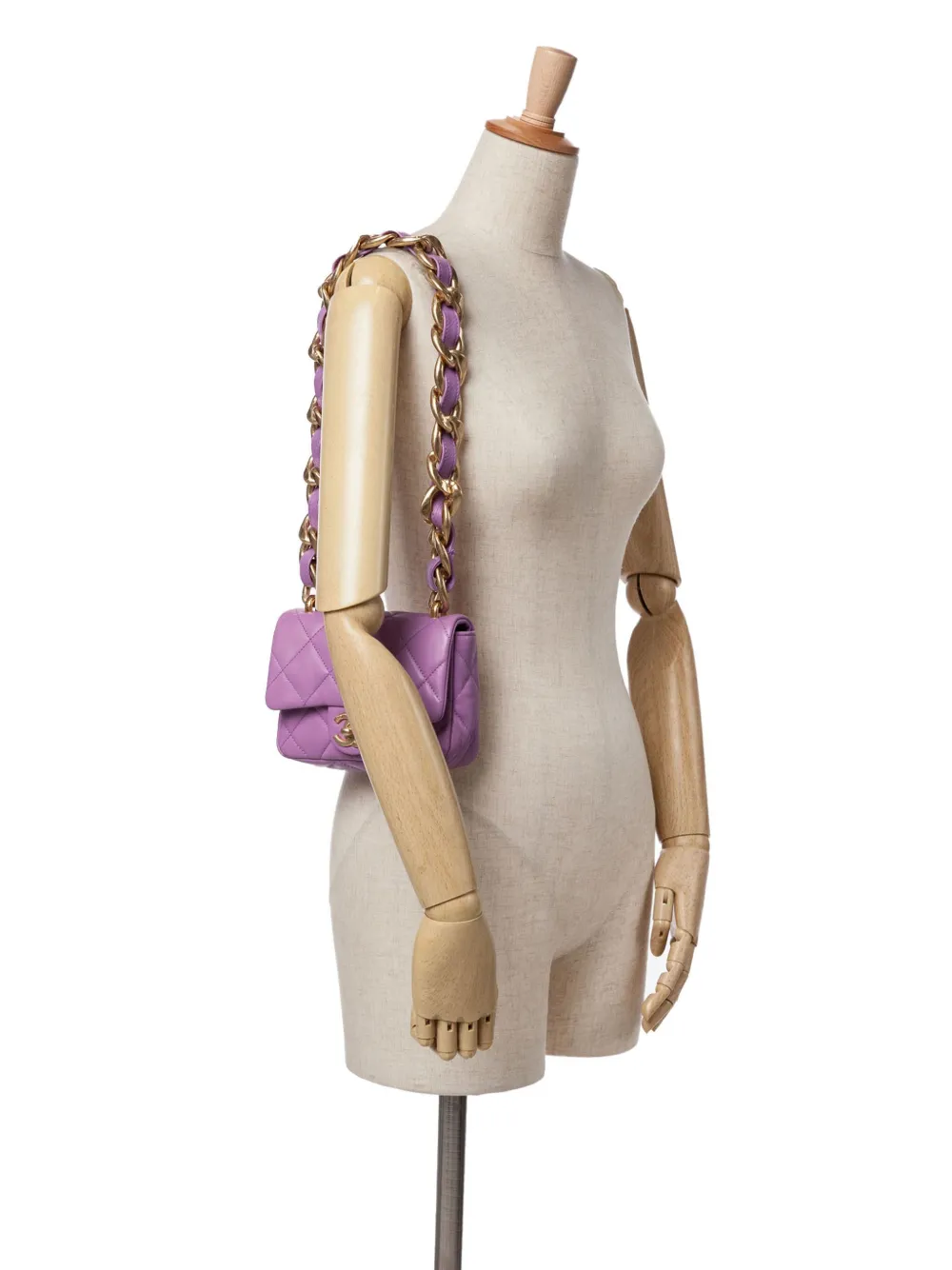 2021-2024 Mini Quilted Lambskin Funky Town Flap Shoulder Bag