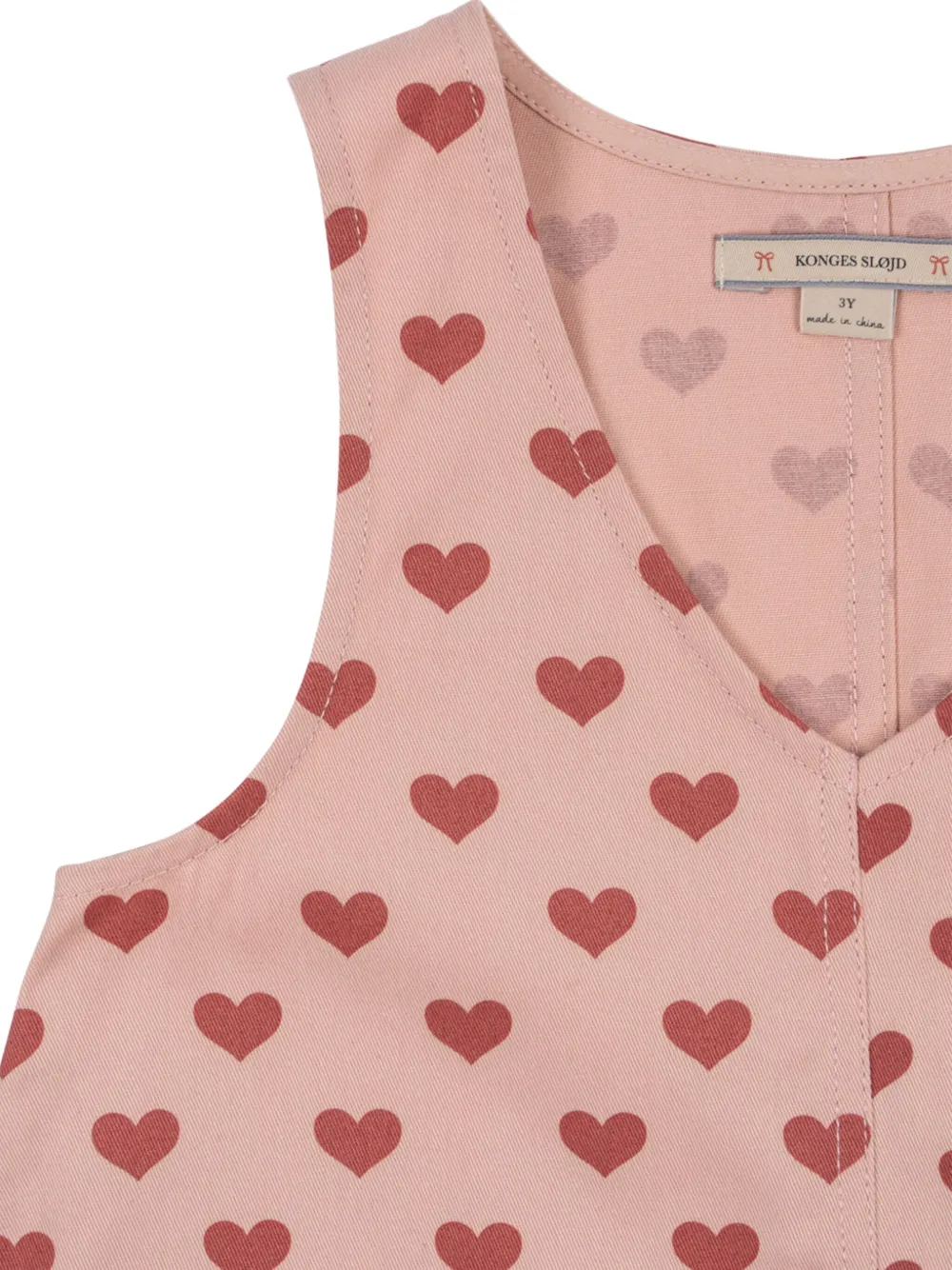 Konges Sløjd Jurk met hartprint Roze
