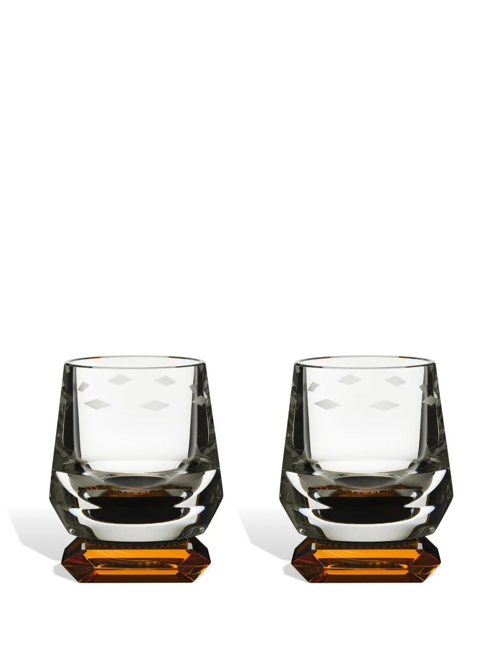 Reflections Copenhagen Whimsy Whisky Glass (set Of Two) In Transparent