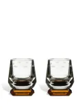 Reflections Copenhagen Whimsy whisky glass (set of two) - White