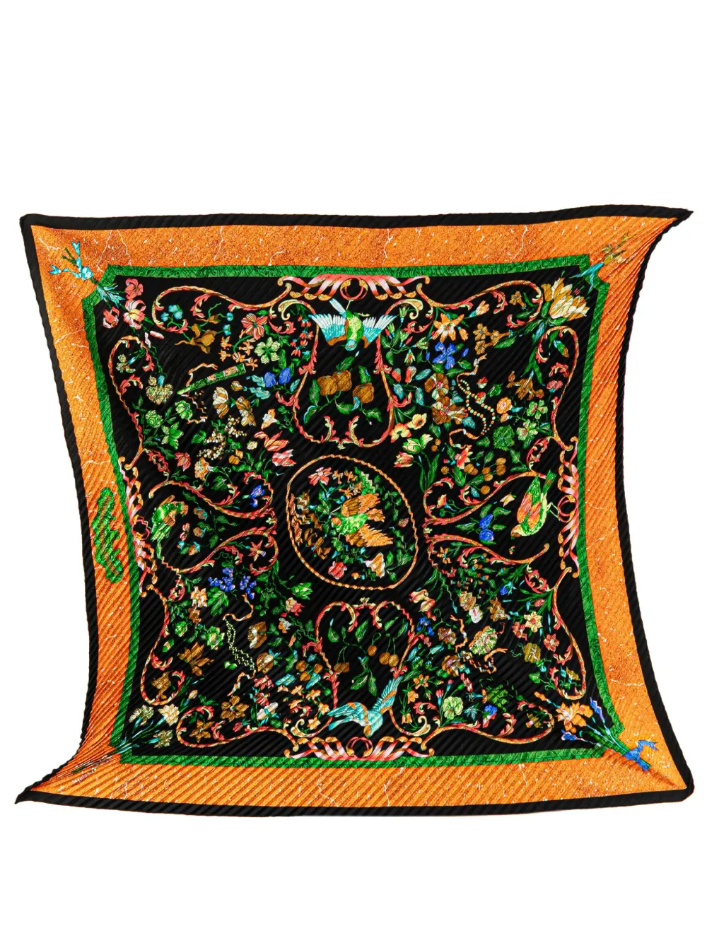 Hermès Pre-Owned 20th Century Pierres D Orient Et D Occident プリーツ シルク Hermès Pre-Owned 20th Century Pierres D Orient Et D Occident プリーツ シルク