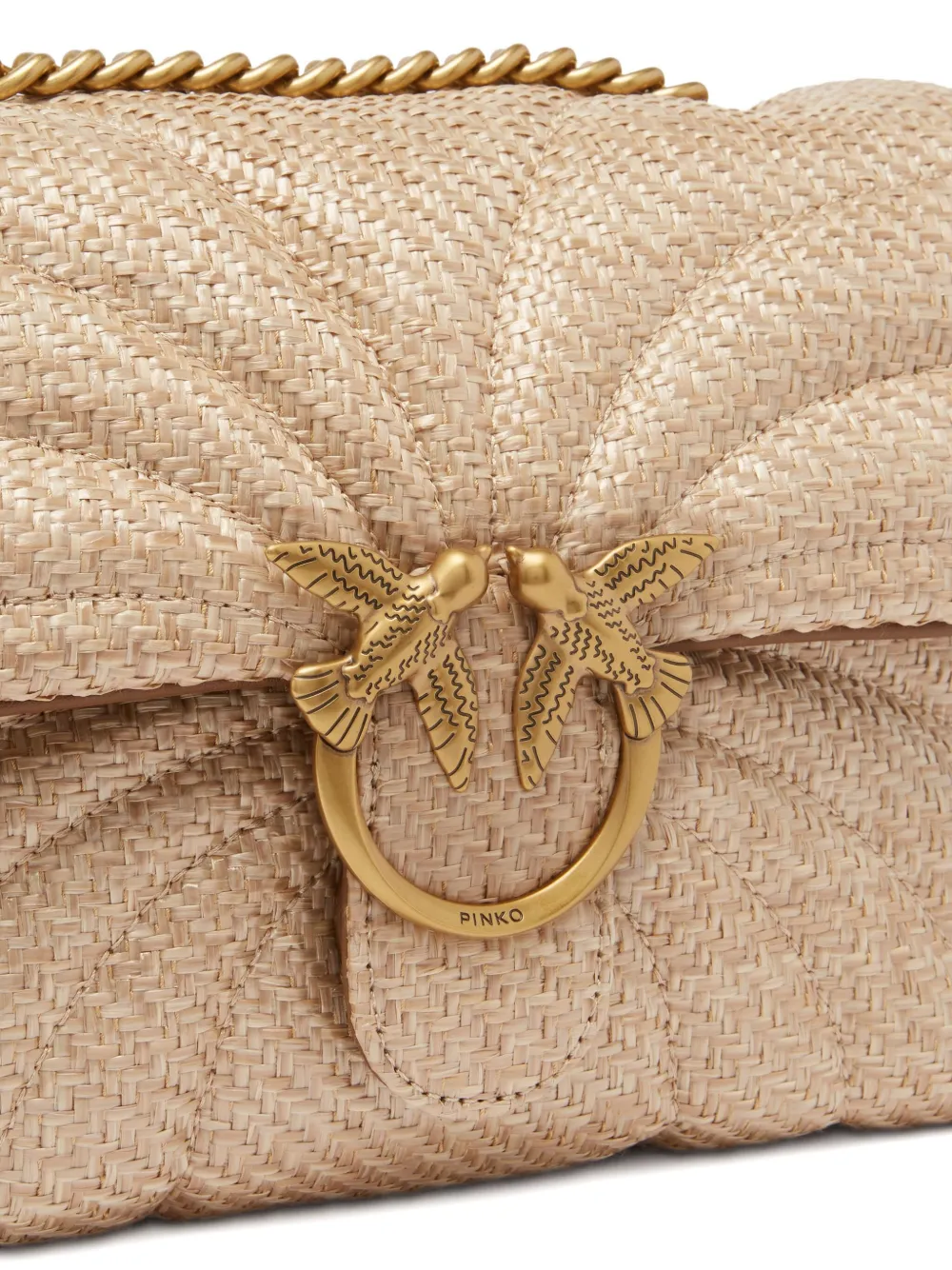 PINKO Love crossbodytas Beige