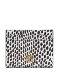 PINKO printed leather wallet - Black