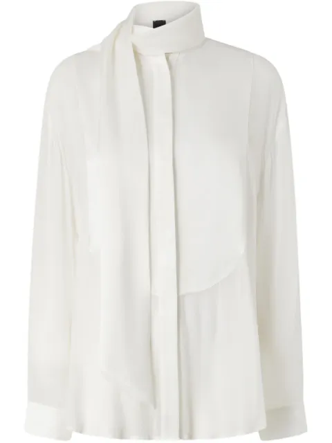 PINKO scarf-neck shirt