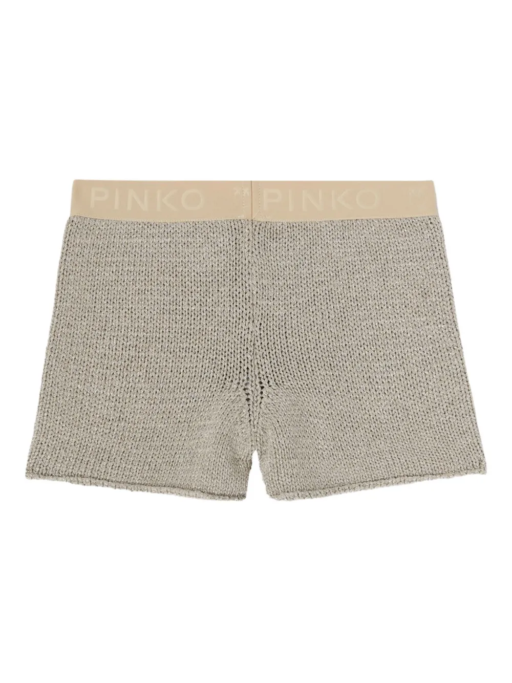 PINKO Gehaakte shorts Beige
