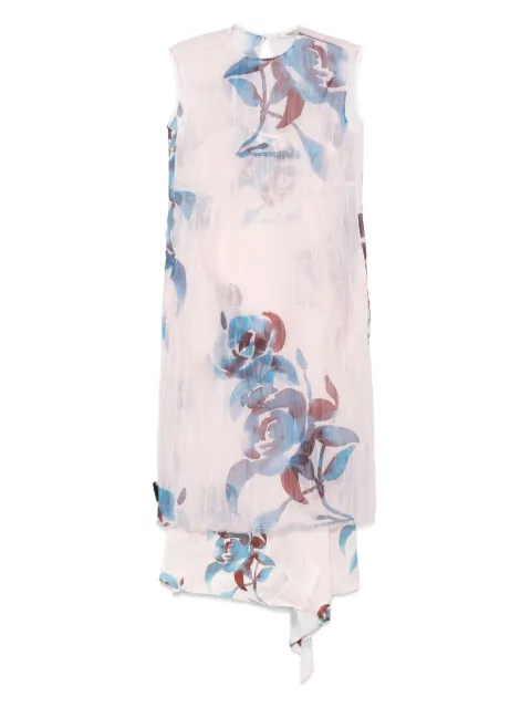 Odeeh vestido midi con diseño estampado