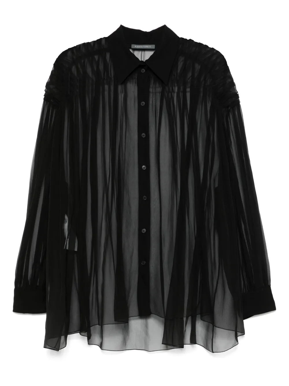 Alberta Ferretti シルクブラウス - ブラック Alberta Ferretti シルクブラウス - ブラック